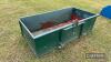 Farm made mounted transport box (green)