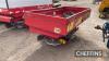 KRM Bogballe WRX Fertiliser Spreader c/w 1500l hopper and collection of spreading fingers - 3