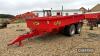 2019 Herbst 10tonne tandem axle hydraulic tipping dump trailer with ramps Serial No. RMG0440173870A - 2