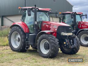 2018 CASE IH Puma 185 CVX 50kph 4wd TRACTOR Fitted with 2019 Zuidberg front linkage , Trimble RTK guidance, front and cab suspension powerbeyond and air brakes, on Michelin Multibib 650/65R42 rear and Michelin Multibib 540/65R30 front wheels and ty