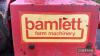 Bamlett mounted haulm topper Serial No. 108218156 - 8