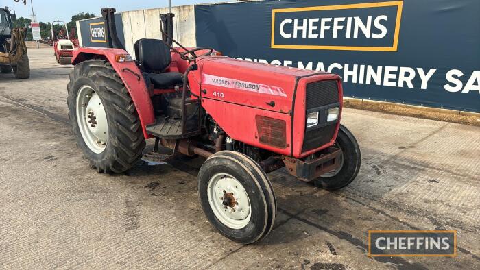 Massey Ferguson 410 Tractor c/w registration documents in office Reg. No. SY56 BNK Ser. No. 8067 R 38105