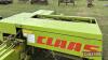 Claas Constant trailed conventional baler Serial No. 25004219 - 7