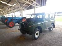 1972 Land Rover Series II SWB Reg. No. AWU 373K Serial No. 25121560H Fitted with a 2250cc petrol engine and a 4 speed gear box with Fairy overdrive and refurbished interior, with some repair work to the chassis. Vendor reports that reverse gear can diseng