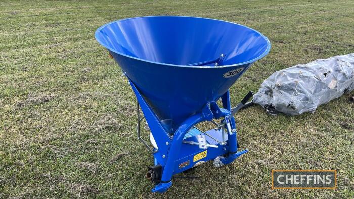 2021 Fleming 300 mounted fertiliser spreader. Unused & Shop-soiled Serial No. 313420