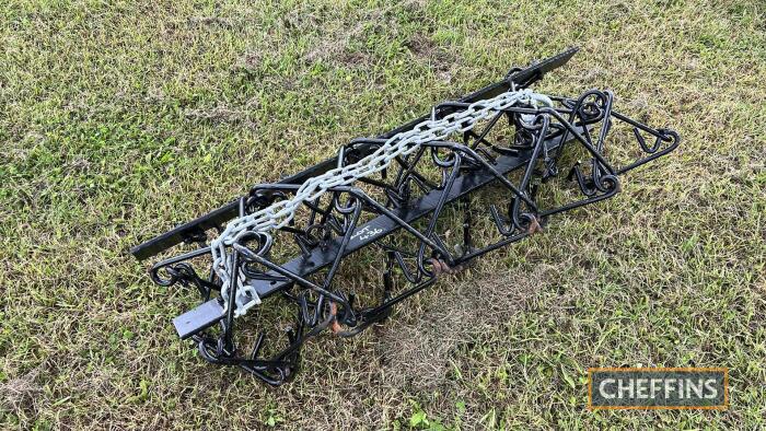 Beaco trailed grass harrow, 4ft. Unused and shop-soiled