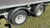 Ifor Williams LM166G 16ft 3,500kg tandem axle trailer with headboard and LED lights Serial No. SCK 00000 P5217028 - 8