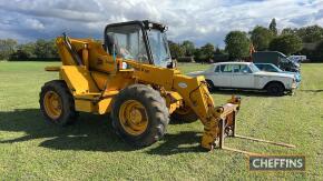 1994 JCB 525-67 4wd 4ws Telescopic Loader, Quick Fit headstock & Tines. Hrs 10276. Reg No M855 CTL, Ser No 057483