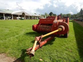 Massey Ferguson 20 baler, stated to be in exceptional condition and ready to use t/w Ties plastic baler twine. Serial No. 86362