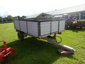 3 ton tipping trailer with road springs, spare wheel but no tube or tyre