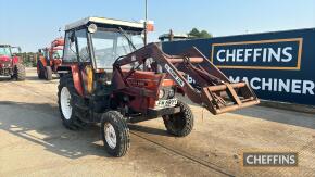 Zetor 5011 Tractor c/w Quicke loader Reg. No. LFM 699Y Ser. No. 007915