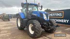 2013 New Holland T7.200 Tractor c/w Auto Command, front & cab suspension, 50k, air brakes, front pto, joystick, loader brackets Reg. No. SG63 VCA Ser. No. ZBDN15912