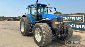 2003 New Holland TM 175 4wd Tractor c/w front linkage, cab suspension Hours: approx 7500 Reg. No. FX05 BXH Ser. No. ACM208733