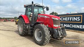 Massey Ferguson 7720 Dyna 6 Tractor Hours: approx 5000 Reg. No. YX18 EHC Ser. No. VKKMX65EKHB328017