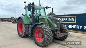 Fendt 724 Tractor Profi Plus, 50kph, front pto & linkage, trimble rtk Hours: approx 8405 Reg. No. AE67 CYG Ser. No. 743215329