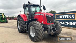 2019 Massey Ferguson 7726S Tractor c/w 50k, Dyna-Vt Efficient spec, front link and pto Hours: approx 4750 Reg. No. PO19 EKK Ser. No. VKKMX68RCKB098027