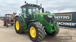 John Deere 6145R Tractor Auto Trac ready, 50k Direct drive, cab suspension, mid mount valve, 155l pump, electric spools 4 rear & 2 front, electric joystick, fridge, re mapped no EGR or Adblue, gearbox overhaul July 2023 by main dealer, needs rear link ar