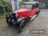 1928 RILEY Nine 4seat tourer 1089cc 4cylinder petrol CAR Reg. No. PH 8195 Chassis No. 60918 Boasting coachwork by Rice & Harper Ltd of Guildford, the Riley is offered with full weather equipment, tonneau cover and cover for hood when retracted. In exce