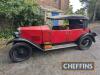 1928 RILEY Nine 4seat tourer 1089cc 4cylinder petrol CAR Reg. No. PH 8195 Chassis No. 60918 Boasting coachwork by Rice & Harper Ltd of Guildford, the Riley is offered with full weather equipment, tonneau cover and cover for hood when retracted. In exce - 2