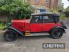 1928 RILEY Nine 4seat tourer 1089cc 4cylinder petrol CAR Reg. No. PH 8195 Chassis No. 60918 Boasting coachwork by Rice & Harper Ltd of Guildford, the Riley is offered with full weather equipment, tonneau cover and cover for hood when retracted. In exce - 61