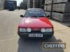 1988 FORD Escort 1300L 1296cc petrol CAR Reg. No. E598 VOF Chassis No. WF0AXXGCAAJG33783 Miles: 35,712 Possibly one of the cleanest 1300Ls you will find, showing just 35,712 miles and reported to be highly original, the Escort shows no obvious signs of - 2