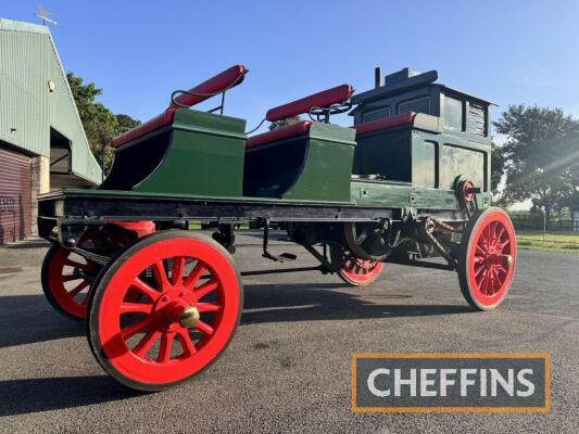 Circa 1908 Millot Scie à Raban Automobile This very early French vehicle was once part of the famous Schlumpf Brothers Collection. An unusual self-propelled machine, it was first sold by Cheffins in October 2009 after spending more than four decades in lo