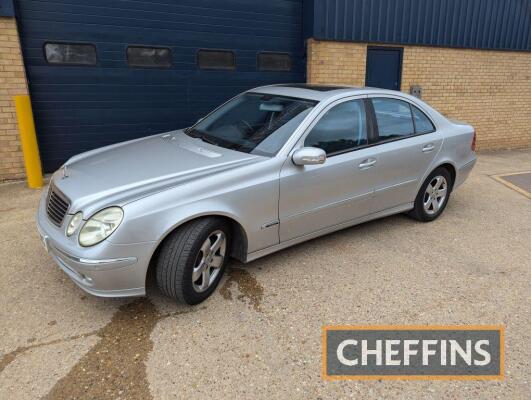 2003 MERCEDES-BENZ E270 Classic CDI 2685cc diesel CAR Reg. No. AE53 JWG Chassis No. WDB2110162A382808 Miles: c.119,000 MOT: 26th August 2025 Offered direct from the only its second owner, this first production year W211 E-Class 4-door saloon is ready t