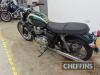 2005 TRIUMPH Bonneville T100 790cc MOTORCYCLE Reg. No. AY05 DKO Frame No. SMTTJ912TM4193695 Engine No. T194555 MOT: Expired May 2023 Finished in Goodwood Green with gold infill, this 2005 Bonnie is showing just 1,952 miles from new. The cosmetic cond - 4