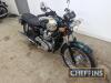 2005 TRIUMPH Bonneville T100 790cc MOTORCYCLE Reg. No. AY05 DKO Frame No. SMTTJ912TM4193695 Engine No. T194555 MOT: Expired May 2023 Finished in Goodwood Green with gold infill, this 2005 Bonnie is showing just 1,952 miles from new. The cosmetic cond - 8