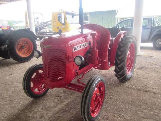 DAVID BROWN Cropmaster VAK1 4cylinder petrol/paraffin TRACTOR Fitted with the 'bullet hole' grille, new mudguards and good tyres