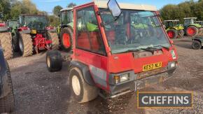 Aebi 385E 4wd Tractor chassis cab Reg. No. KE53 NLX Ser. No. 385E05500