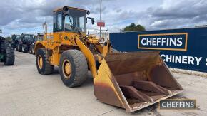 Hyundai HL750 Wheeled Loader c/w hydraulic quick hitch, toe tip bucket Ser. No. L30411323