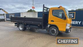 2017 Mitsubishi Fuso Canter 4x2 Dropside Tipper Lorry Automatic gearbox Reg. No. PN17 CUC