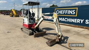 2015 Takeuchi Mini Digger Ser. No. 215000868