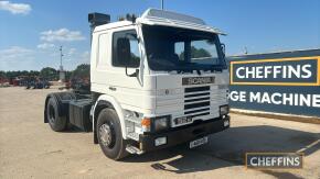 1986 Scania 92M Lorry A 4x2 tractor unit, HPI checks show this vehicle has a scrap marker against it in error in 2003 but vendor reports that several V5's have been issued since then and DVLA vehicle check shows no record of the marker. Registration docu