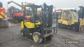 Daewoo G25S-3 Masted Forklift LPG 2500kgs 3300mm mast Ser. No. 99-03117