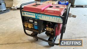 Marksman Diesel Generator c/w key in office