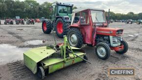 1971 MASSEY FERGUSON 135 diesel TRACTOR Reg. No. BNG 873J Serial No. 152UA233630D Fitted with Flex-cab and Goodyear tyres all round. On family owner from new