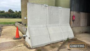 4no. A concrete grain wall sections (sold in situ, purchaser to remove)