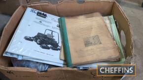 Brochures and manuals for Claas, McConnel, Petter, McLaren oil engines, Easton transmission, New Holland - over 100 items