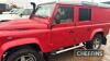 2014 LAND ROVER Defender 110 XS Double Cab Utility 4X4 CAR Reg. No. WM14 UOR Chassis No. SALLDHYP7EA453810 Finished in Firenze Red with grey roof, this Defender is reported to be in superb condition and fitted with 5 new BF Goodrich tyres, raised air inta - 5