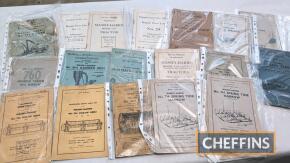 Qty Massey Harris tractor and machinery manuals & parts lists