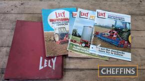 Qty Lely sales leaflets, parts manuals and sales training materials