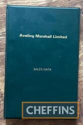 Aveling Marshall sales data confidential salesman's info