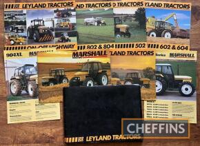 Leyland tractor brochure & card folder