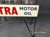 Esso Extra Motor Oil bottle stand with double sided signage, complete with 8no. correct Esso Extra glass quart bottles - 4