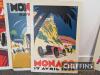 4no. Monaco Grand Prix reproduction posters mounted on hardboard, 1930 - 1933, c.40x27ins - 3