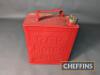 R.O.P Motor Spirit 2gallon petrol can with R.O.P cap, restored - 4