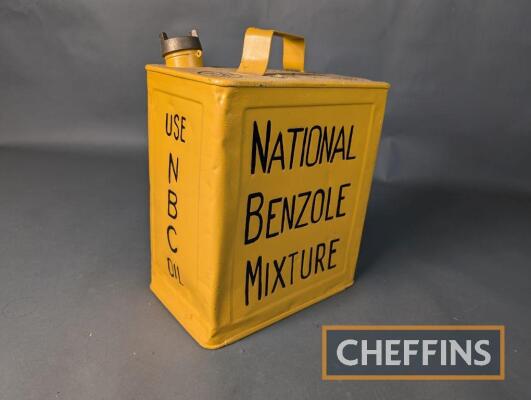 National Benzole Mixture with matching cap, restored