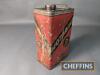 Price's Motorine D De Luxe 1gallon oil can with contents